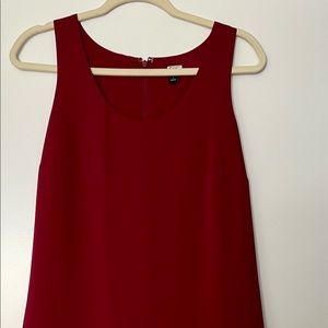 Ann Taylor dark pink sheath dress